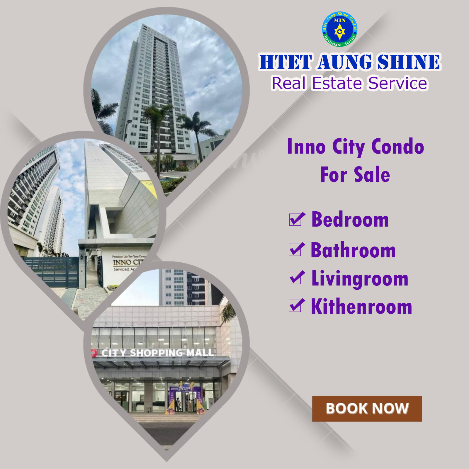 Gallery for Condo For Rent Inno City Condo,South Okkalapa Township.