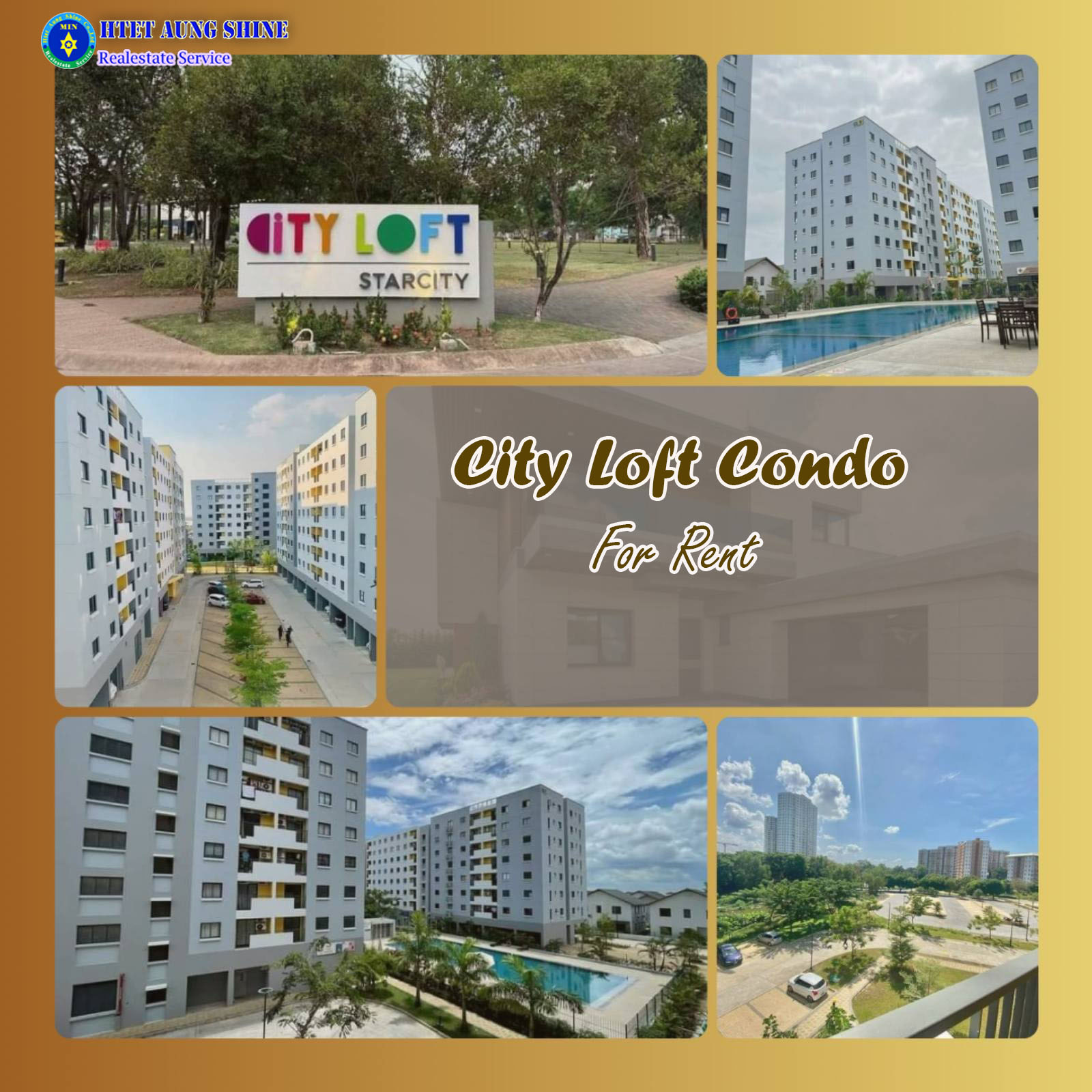 Gallery for Condo For Rent City Loft Condo,Thanlyin Township.