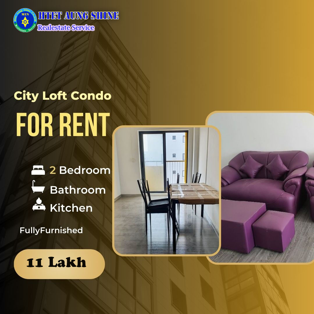 Gallery for Condo For Rent City Loft Condo,Thanlyin Township.