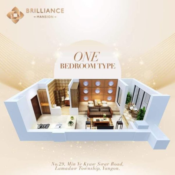 Gallery for Condo For Sale Brilliance Mansion Condo,Lanmadaw Township.